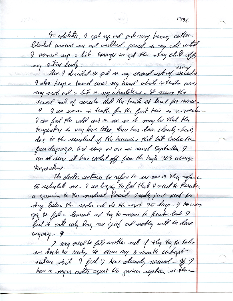 Dr John WorldPeace 2008 Prison Journal